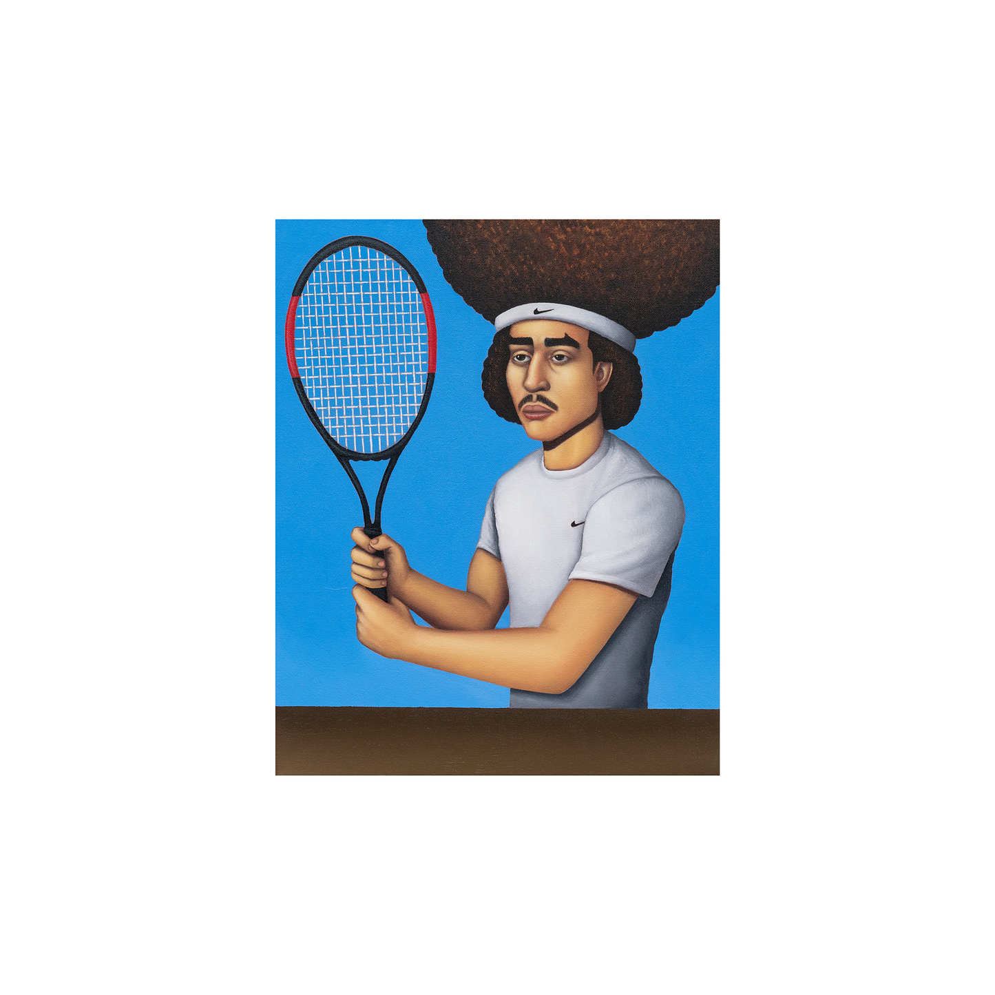 Self-portrait as a country club legend, 2024